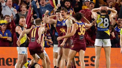 AFL finals Brisbane Lions win last-minute elimination thriller against ...