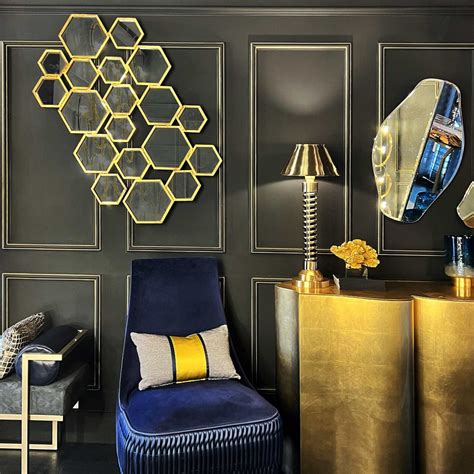 Modern Mirrored Wall Art - Juliettes Interiors