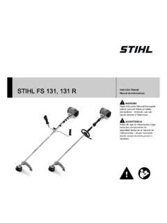 STIHL FS 131, 131 R Owners Instruction Manual / stihl-fs-131-131-r ...