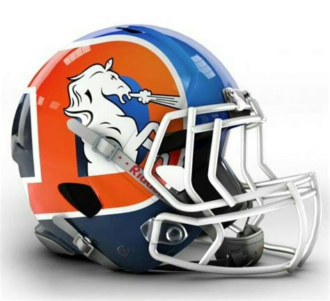 Denver Broncos concept helmet | Broncos | Broncos helmet, Denver ...