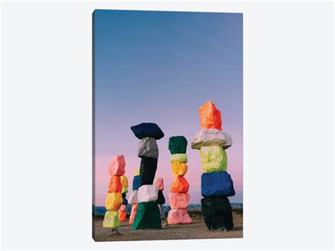 Seven Magic Mountains Sunrise II Art Print by Bethany Young | iCanvas