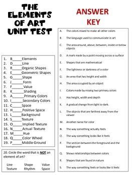 Elements And Principles Of Design Test - Gaby Serra