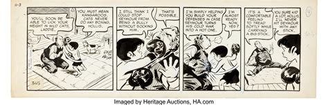 Irwin Hasen Dondi Daily Comic Strip Original Art dated 11-3-60 | Lot ...