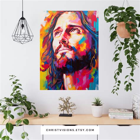 Jesus Christ Abstract Art Jesus Art Christ Art Jesus - Etsy