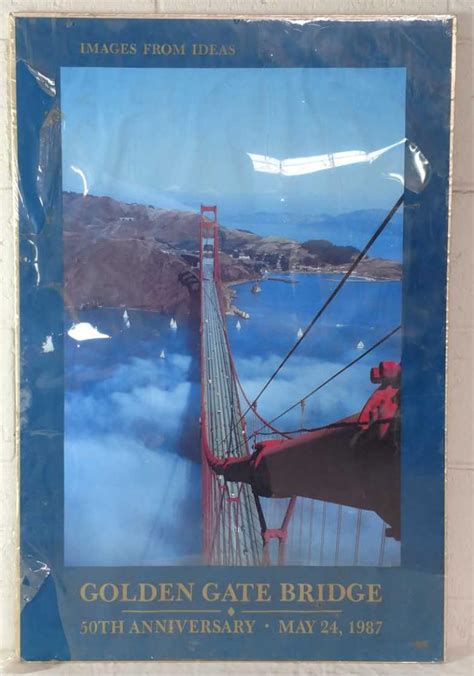 Sold Price: Golden Gate Bridge 1987 Poster - Invalid date PDT