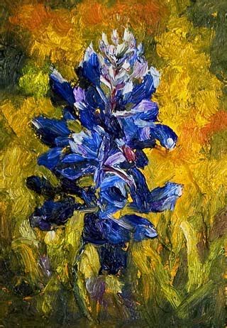 Bluebonnet Oil Painting at PaintingValley.com | Explore collection of ...