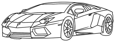 Learn how to draw a Lamborghini Diablo car - Easy drawings