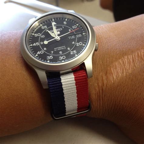 Seiko SNK809 Automatic watch on a NATO strap. | Flickr - Photo Sharing!