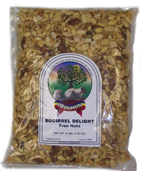 Volkman Seed Small Animal Squirrel Delight All Nut Mix Healthy Diet ...