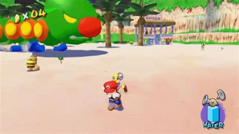 Super Mario Sunshine Mario GIF - Super Mario Sunshine Mario Wiggler - Discover & Share GIFs
