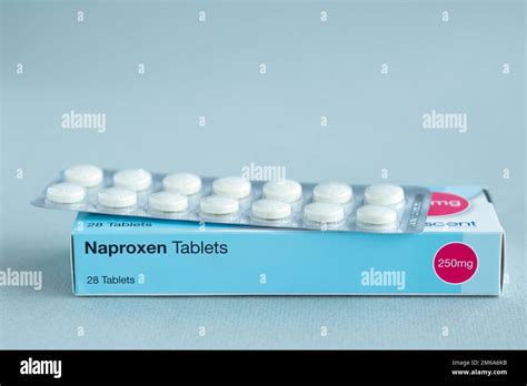 A box of prescription drug Naproxen. A non steroid anti inflammatory ...