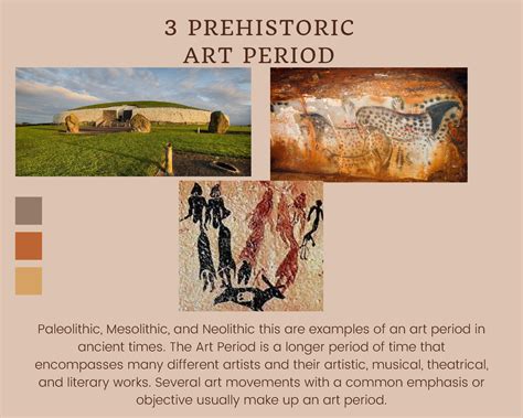 3 prehistoric art period - 3 PREHISTORIC ART PERIOD Paleolithic, Mesolithic, and Neolithic this ...