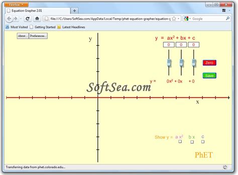 Equation Grapher Screenshot