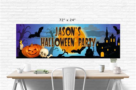 Halloween Party Banner Halloween Party Decorations Pumpkin - Etsy