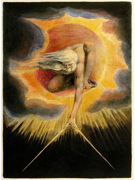 "The Ancient of Days Painting by William Blake" Canvas Print for Sale ...