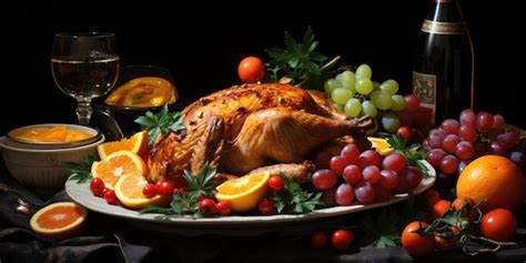 Premium AI Image | Thanksgiving Holiday foods