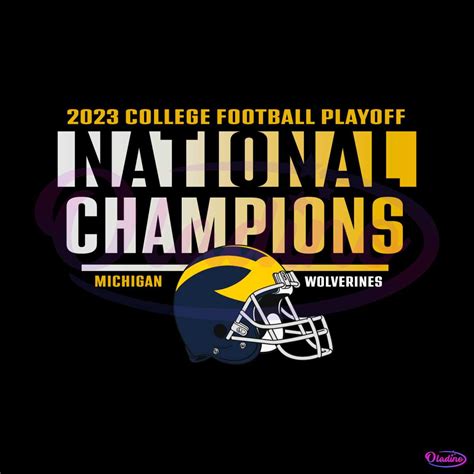 College Football Playoff 2023 Champions SVG - Oladino