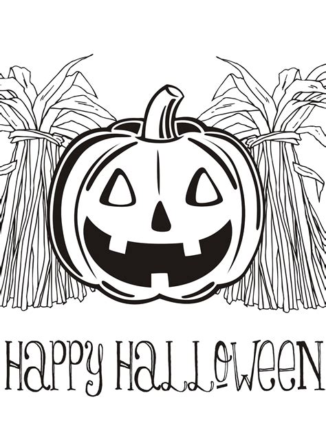 Coloring Pages Halloween Printables Free