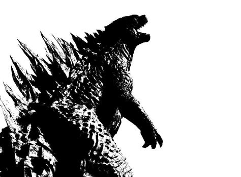 Godzilla Black and White Logo - LogoDix