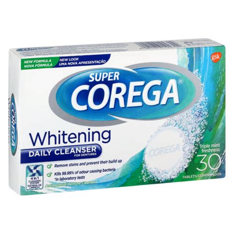 Super Corega Denture Cleaner 30 Tablets - Clicks