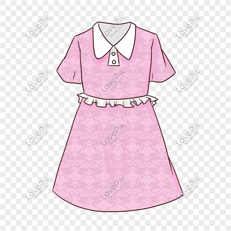 ilustrasi baju wanita pink PNG grafik gambar unduh gratis ...