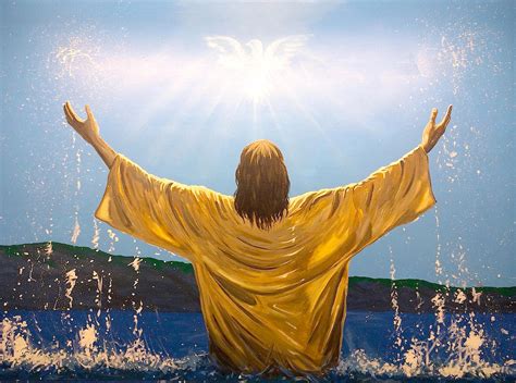 Jesus Painting - Baptism of Christ by jesuspaintings on DeviantArt