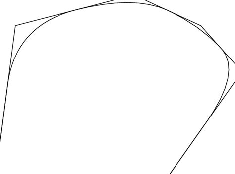 A B-spline curve and its control polygon. | Download Scientific Diagram