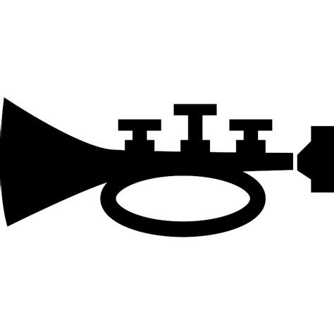 Trumpet Silhouette Vector SVG Icon - SVG Repo