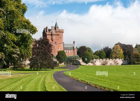 Beaufort Castle, Beauly near Inverness in Scotland; the ancestral home ...