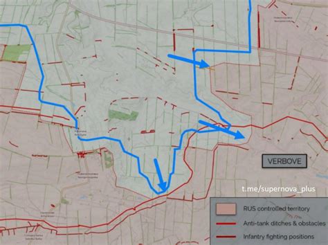 UA POV: confirmed map updates around Verbove : r/UkraineRussiaReport