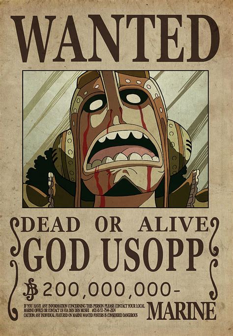 One Piece Wanted Poster Marco Digital Art By Niklas Andersen Pixels | Images and Photos finder