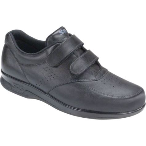 MENS SAS VELCRO BLACK | Cleary's Shoes & Boots