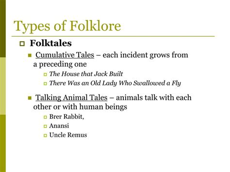 PPT - Folklore PowerPoint Presentation, free download - ID:3780541