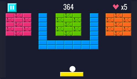 🕹️ Play Break the Brick Game: Free Online Breakout-Inspired Brick ...