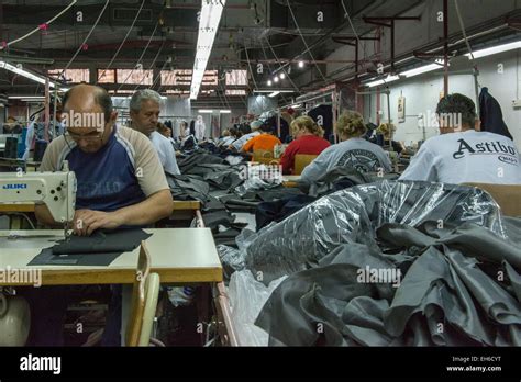 Workers Sewing, Astibo Garment Factory, Štip Stock Photo - Alamy