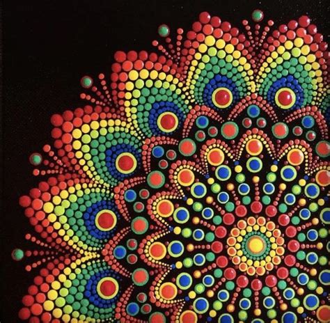 Easy Mandala Dot Painting - img-titmouse