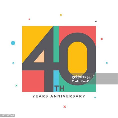 Happy 40th Anniversary Free Clipart