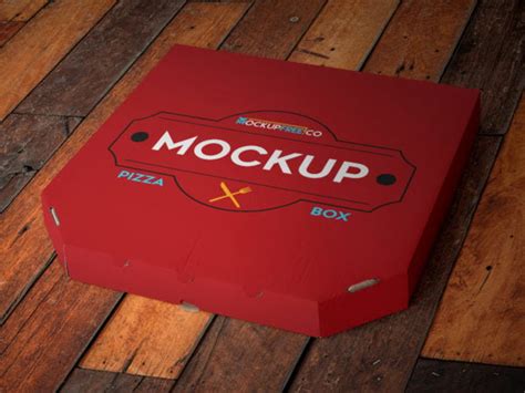 Pizza Box Free PSD Mockup | Free Mockup