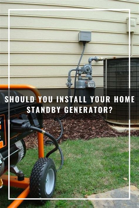 Should You Install Your Home Standby Generator? - Bluehomediy