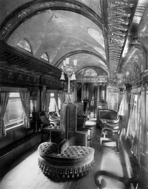 Steampunk Tendencies | Interior Pullman Car. Beveled mirrors, ornate...