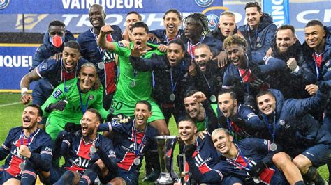 Neymar scores as PSG clinch French Super Cup against Marseille ...