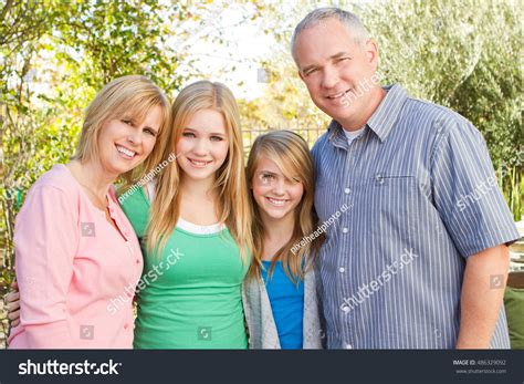 Happy Family Garden Stock Photo 486329092 | Shutterstock