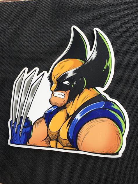 Wolverine x-men vinyl Sticker | Etsy