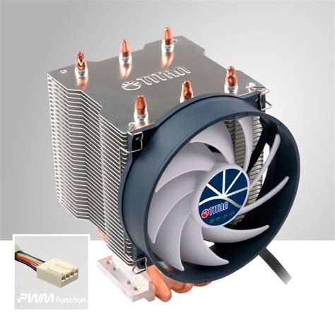 Universal- CPU Air Cooler with 3 DC Heat Pipes and 95mm 9-blades ...