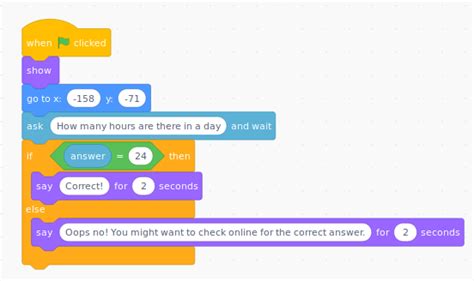 Scratch Quiz Game » Newry Digital Dojo