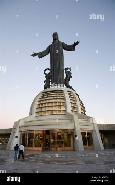 MEXICO Guanajuato Cristo Rey shrine Cubilete large statue of Jesus ...