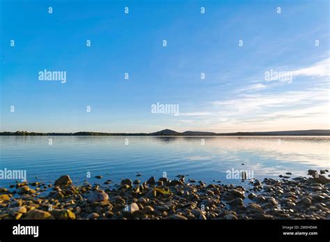 France, Meuse, Lorraine Regional Nature Park, Nonsard, Madine lake, in the background the ...