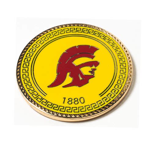 USC Trojans Tommy Head Logo Coin | USC Bookstores