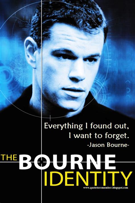 Jason Bourne is dead, you hear me?