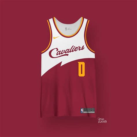 Pete Rogers on Instagram: “cavaliers jersey redesign - love the pieces ...